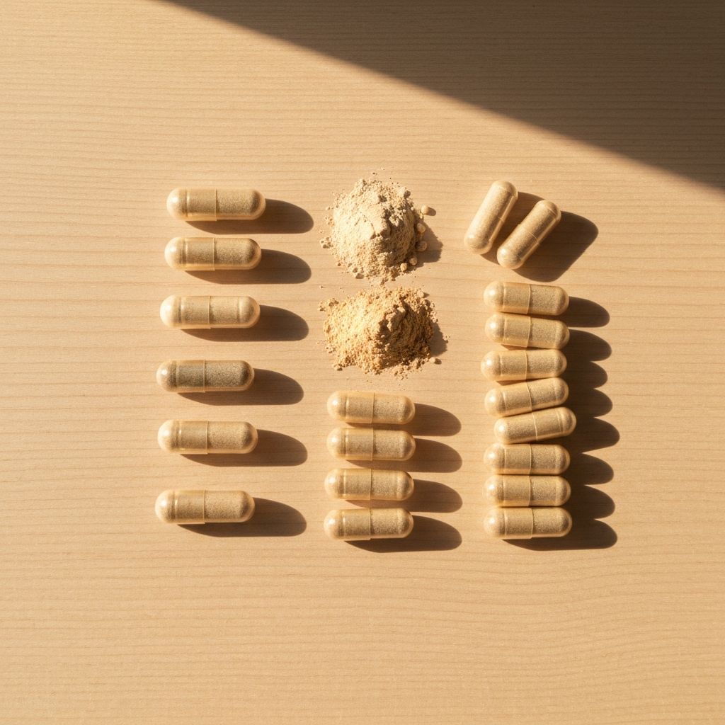 Supplement routine with natural ingredients